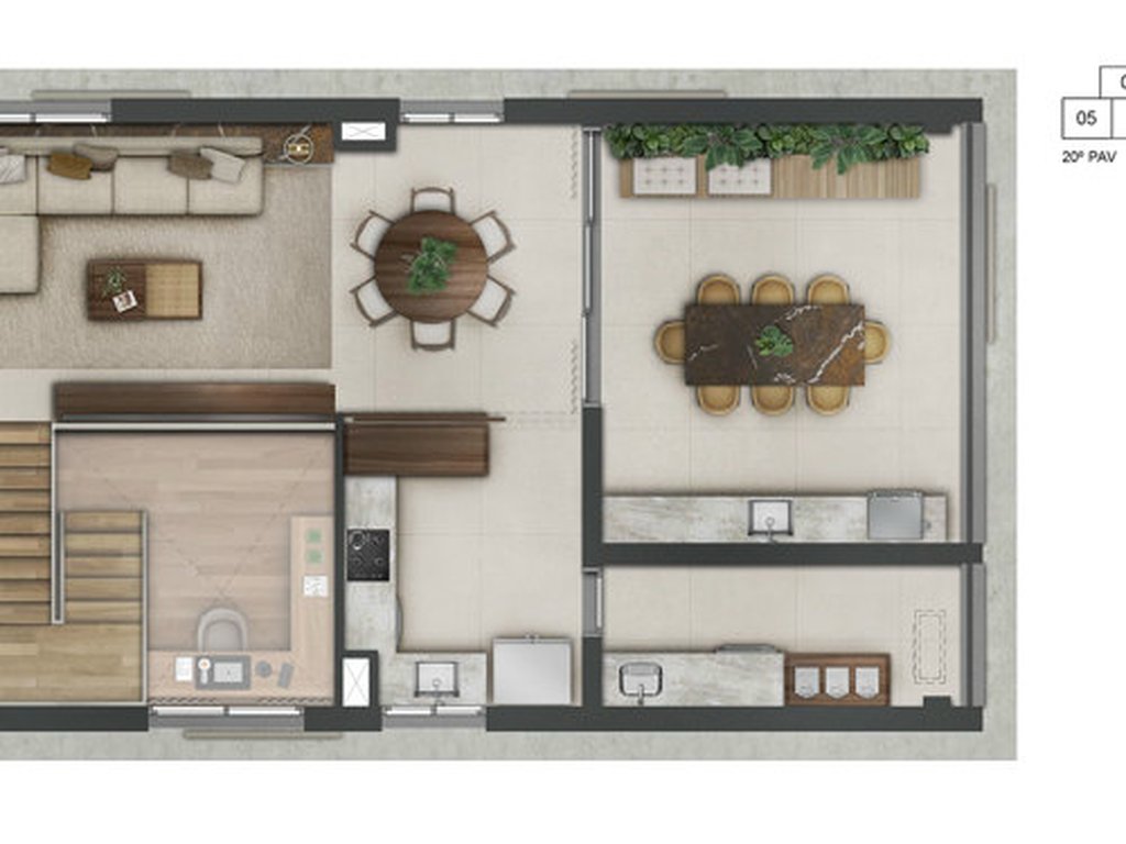 167m2 Duplex - Superior