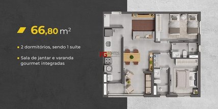 apartment em Avenida Luiz Octavio da Silva Whitaker, Quinta da Primavera - Ribeirão Preto - SP