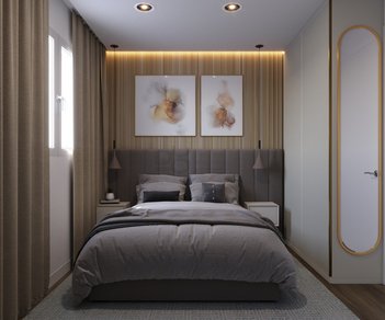 apartment em Rua Assis Brasil - D, Santa Maria - Chapecó - SC