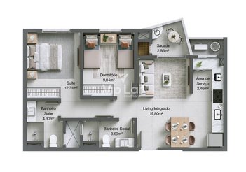 apartment em Rua Joana Mussi, Mar Grosso - Laguna - SC