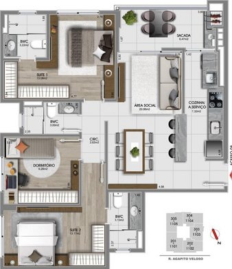 Cômodo Condomínio