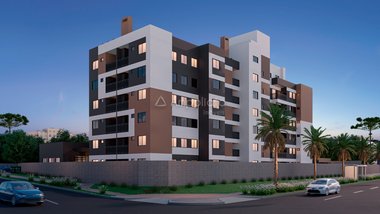 apartment em Rua João Bonat, Novo Mundo - Curitiba - PR