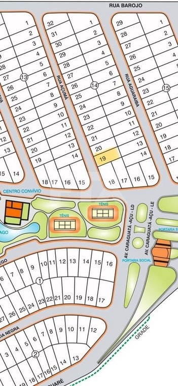 land_lot em Rua Acumã, Residencial Damha II - Campo Grande - MS
