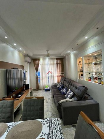 apartment em Avenida Bartholomeu de Gusmão, Boqueirão - Santos - SP