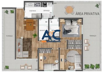 apartment em Rua Atlântida, Caiçara-Adelaide - Belo Horizonte - MG