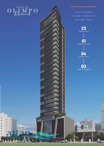 apartment em Rua 279, Meia Praia - Itapema - SC