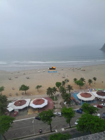 apartment em Avenida Manoel da Nóbrega, Itararé - São Vicente - SP