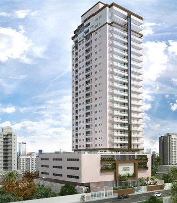 apartment em Rua Colômbia, Guilhermina - Praia Grande - SP