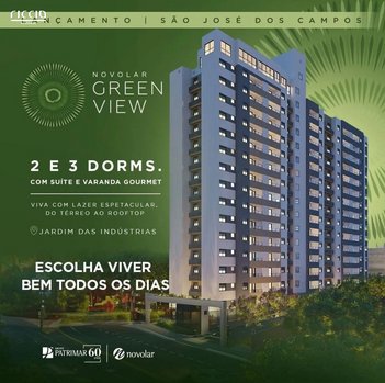 apartment em Rua Emílio Marelo, Jardim das Indústrias - São José dos Campos - SP