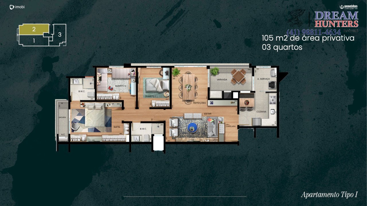 Planta 105m