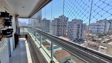 apartment em Rua Gonçalves Dias, Ocian - Praia Grande - SP
