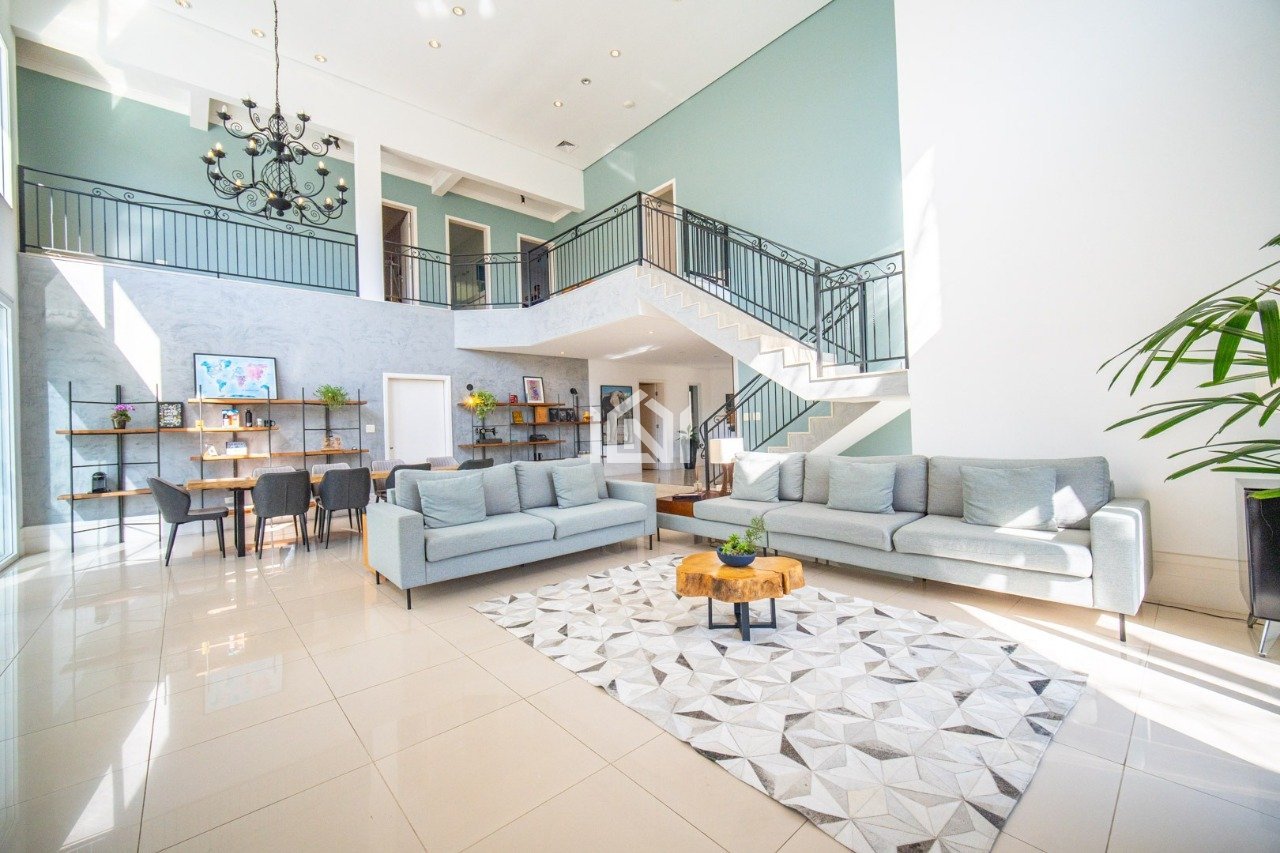 casa a venda no condominio euroville - sala de estar