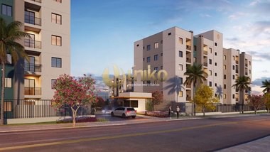apartment em Rua Agostinho Brusamolin, Cidade Industrial - Curitiba - PR