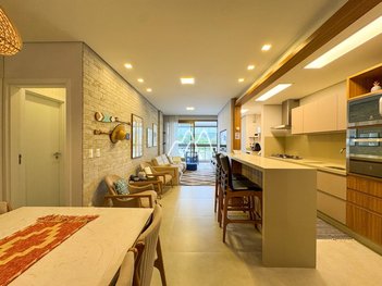 apartment em Rua das Castanhetas, Jurerê Internacional - Florianópolis - SC