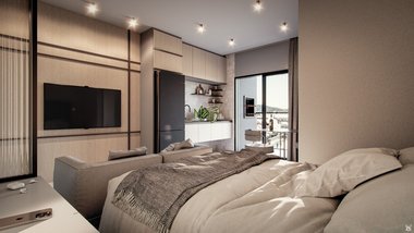 apartment em Rua Joaquim Augusto de Andrade, Jardim das Américas - Curitiba - PR