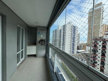 apartment em Rua Luiz Antônio de Andrade Vieira, Boqueirão - Praia Grande - SP