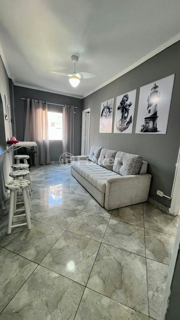 apartment em Rua Vasco da Gama, Aviação - Praia Grande - SP