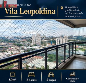 apartment em Avenida Mofarrej, Vila Leopoldina - São Paulo - SP