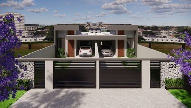 house em Rua Desembargador Henrique Nogueira Dorfmund, Cidade Jardim - São José dos Pinhais - PR