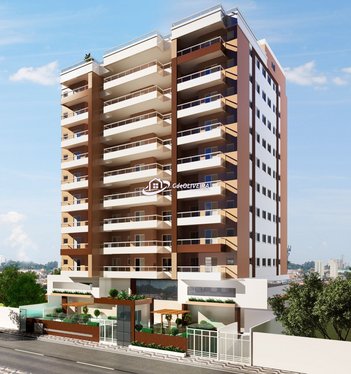 apartment em Rua Líbero Badaró, Ocian - Praia Grande - SP