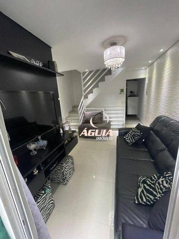 house em Viela Santo Antonio, Jardim Santo André - Santo André - SP