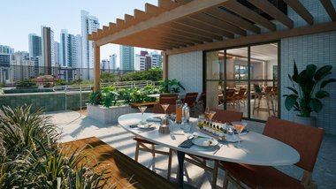 apartment em Rua Real da Torre, Madalena - Recife - PE