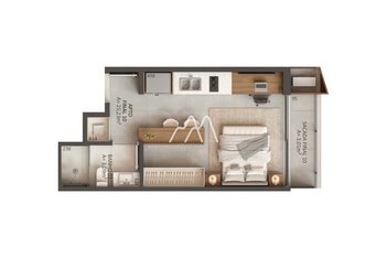 apartment em Rodovia Jornalista Maurício Sirotsky Sobrinho, Jurerê - Florianópolis - SC