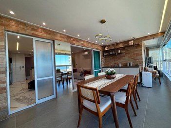 apartment em Rua Antônio Severiano de Andrade e Silva, Aviação - Praia Grande - SP
