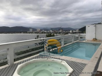 house em Avenida Miguel Estefno, Loteamento João Batista Julião - Guarujá - SP