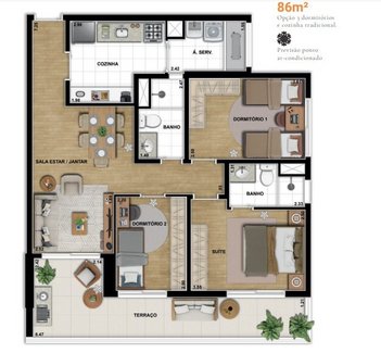 apartment em Rua Carlo Carra, Vila Santa Catarina - São Paulo - SP