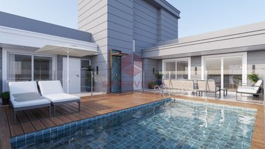 apartment em Rua do Bunganvília, Pedra Branca - Palhoça - SC