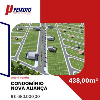 land_lot em Alameda das Azaléias, Condomínio Nova Aliança Premium - Rio Verde - GO