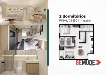 apartment em Rua Aldo Alves, Saco dos Limões - Florianópolis - SC