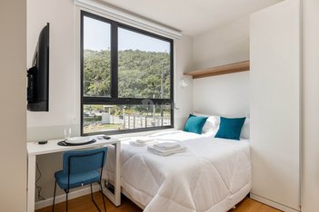 apartment em Rua da Quaresmeira Roxa, Cachoeira do Bom Jesus - Florianópolis - SC