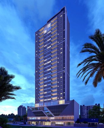 apartment em Rua 240, Meia Praia - Itapema - SC