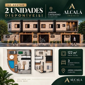 house em Rua Maria Graziela, Jardim Casqueiro - Cubatão - SP