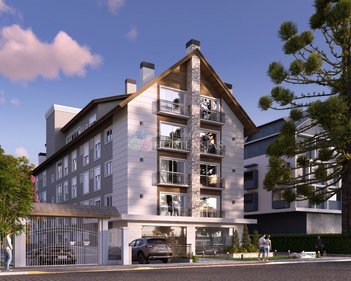 apartment em Rua Fernando Ferrari, Vila Luíza - Canela - RS