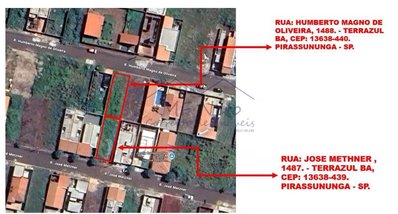 land_lot em Rua Humberto Magno de Oliveira, Terrazul BA - Pirassununga - SP