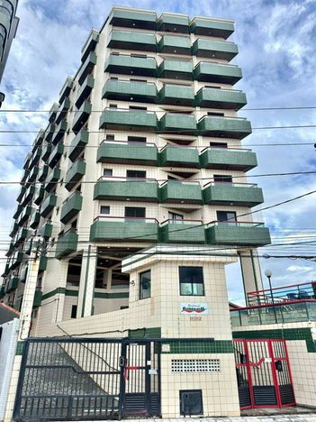 apartment em Rua Michel Alca, Mirim - Praia Grande - SP