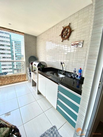 apartment em Avenida Rio Branco, Canto do Forte - Praia Grande - SP