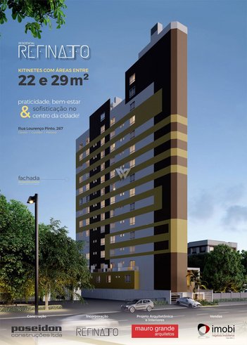 apartment em Rua Lourenço Pinto, Centro - Curitiba - PR