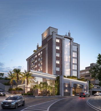 apartment em Rua Lauro Linhares, Trindade - Florianópolis - SC