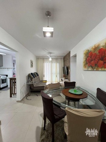 apartment em Rua Monteiro Lobato, Ocian - Praia Grande - SP