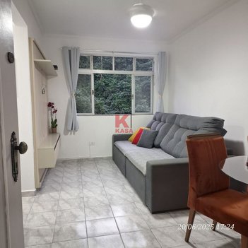 apartment em Avenida Presidente Getúlio Vargas, Morro dos Barbosas - São Vicente - SP