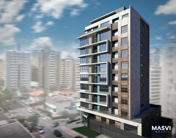 apartment em Rua Santo Inácio de Loyola, Centro - Florianópolis - SC