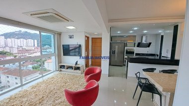 apartment em Rua Dona Ana Nery, Marapé - Santos - SP