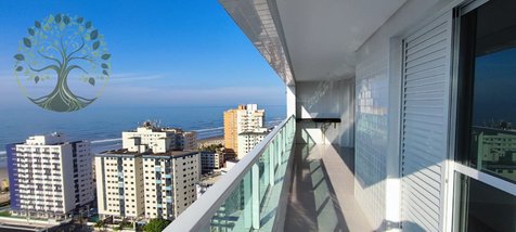 apartment em Rua Comendador Otto Carlos Golanda, Ocian - Praia Grande - SP