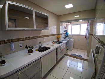 apartment em Rua Alberto Santos Doumont, Guilhermina - Praia Grande - SP