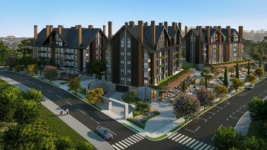 apartment em Rua Bruno Ernesto Riegel, Planalto - Gramado - RS