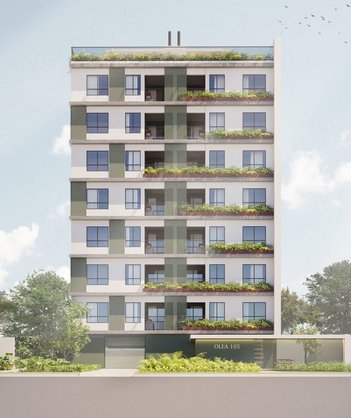 apartment em Rua Hildebrando Dulcio, Bacacheri - Curitiba - PR